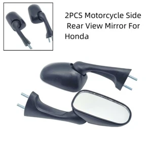 2PCS Motorcycle Side Rear View Mirror For Honda CBR250RR MC19 1988-1989 400 NC35 - Picture 1 of 10