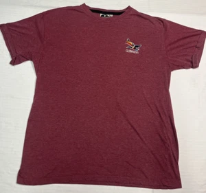 Guiness Mens T-Shirt Size Medium Toucan Ireland Embroidery Burgundy. - Zdjęcie 1 z 8
