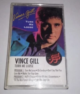 Vince Gill "Turn Me Loose" Cassette - Picture 1 of 5