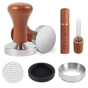 58mm Espresso Accessories KitWdt Tool EspressoSolid Espresso TamperCoffee Puc... - Picture 1 of 7