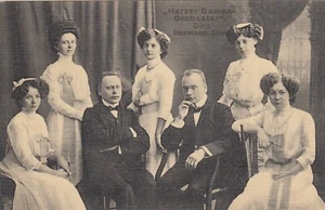 Harzer Damen-Orchester Direktor Ernst AK 1911 Musik Varieté Harz 2404470 - Bild 1 von 2