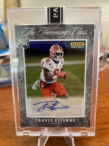 2021 Panini Instant Travis Etienne The Incoming Class- 1st Rookie Auto SP #18/49 - Picture 1 of 2