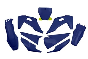 Carene Plastiche GIALLO BLU per Husqvarna 250 TC 2019-2022 / 350 FC 2019-2022 - Foto 1 di 3
