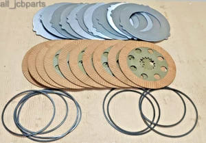 JCB BRAKE FRICTION- 10, COUNTER PLATES- 12 no & SEALS (PART 458/20285 458/20353) - Picture 1 of 11