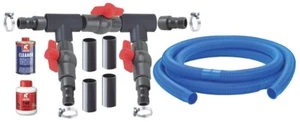 Wärmepumpen Bypass - Set Basic zum Anschluss einer Wärmepumpe Solar Pool - Bild 1 von 1