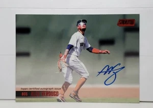 2021 Stadium Club Alex Verdugo SP /50 ON CARD AUTO RED FOIL #SCBA-AVE 🌠 🕶️ - Picture 1 of 7