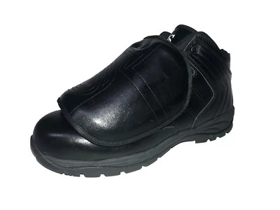 SMITTY | BBS-PS1 | Professional Baseball Umpire Mid-Cut Plate Shoes | All Black  - Image 1 of 2