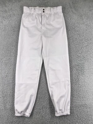 Pantalones Wilson para mujer medianos blancos softbol béisbol cintura elástica puño al tobillo Foto 1 de 4