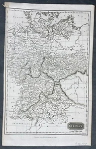 1817 Thomas Kelly Large Antique Map of Germany - Picture 1 of 2