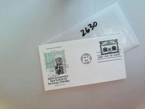 U. S.Stamp FDC- 2630 Stock Exchange - ArtMaster cachet - comb. shipping! - Picture 1 of 1