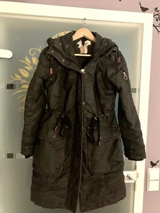 Kuhjo mantel neu gr. s jacke blau stern dunkelblau jeans - Bild 1 von 4