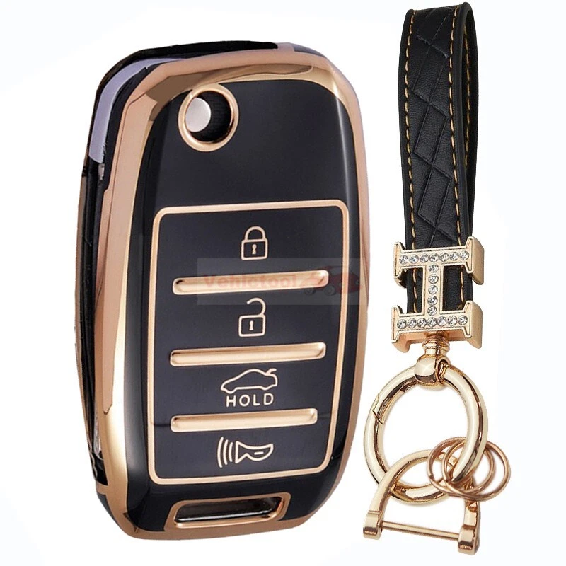 Funda Carcasa TPU Llavero 4 Botones Fit KIA Rio Sportage Soul Forte Optima Rio Foto 1 de 4