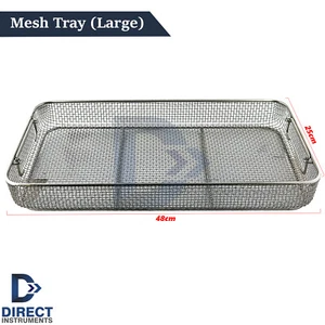 Mesh Tray Wire Basket Sterilization Surgical Dental Instruments Storage Rack CE - Picture 1 of 3