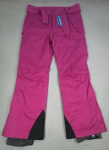 Columbia Ski Pants Womens L Pink Snowboard Waterproof Titanium OmniTech Helsinki - Picture 1 of 24