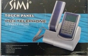 Simi Touch Panel PDA Telephone with Blue Backlight & Speakerphone - Open Box - Picture 1 of 6