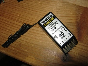 Empfänger Webra Scan DS 6 Synthesizer geht auch mit Graupner 40 Mhz - Bild 1 von 1