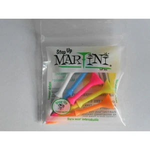 Martini Step-Up Golf Tees (3 1/4", Multi-Color, 5pk) USGA Conforming NEW - Picture 1 of 1