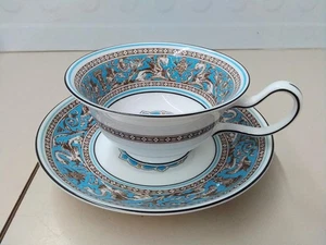 Wedgwood Florentine Turquoise Cup Saucer - Picture 1 of 4