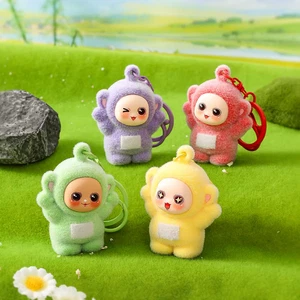 TELETUBBIES THEMA BEFLOCKT SCHLÜSSELANHÄNGER SCHLÜSSELANHÄNGER 4 FIGUREN RUCKSACK TASCHE KINDERWAGEN - Bild 1 von 9