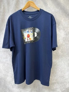 Camiseta de baloncesto Nike Max90 azul marino para hombre calce holgado para hombre mediana - Imagen 1 de 2