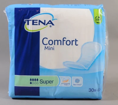 TENA - ESSITY GERMANY GMBH TENA Inkontinenzvorlage Comfort Mini Super | Packung (30 Stück)