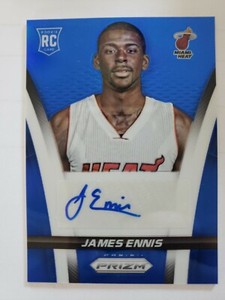 JAMES ENNIS 2014-15 PRIZM BLUE ROOKIE PRIZM #'D245/499. NEW