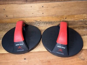 Iron Gym Pro Rotating Push-Up Bars Handles Pair - Black & Red 8" Twist Motion - Bild 1 von 7