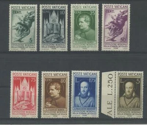 VATICANO 1936 STAMPA 8V. ** LUSSO - Picture 1 of 1