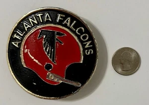 Vintage 1971 Atlanta Falcons Belt Buckle NFL Football Property Inc. - Picture 1 of 2