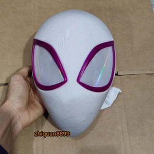 Handmade Spider Gwen Full Face Mask 1:1 Full Helmet Masks Cosplay Prop - Picture 1 of 5