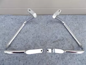 OEM 1997 Harley EVO Softail Heritage rear saddlebag guard crash bars - Picture 1 of 24