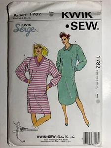 Sealed UNCUT Kwik Sew 1782 Misses Nightshirt XS S M L XL Sewing Pattern - Picture 1 of 2