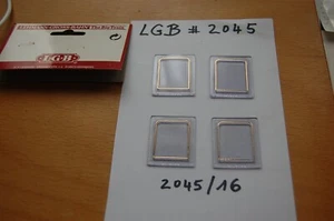 LGB 2045/16 (2045016) 4 Ventanas para puertas de loco 2045 (Ge 2/4 de RhB) nuevo - Photo 1/5