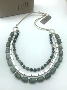 J.Jill ~ NEW Gorgeous Shades Of Nature Statement Necklace ~ NWT (2W10) - Picture 1 of 7