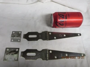 Zwei Hager Schwerlast abschließbare Scharnierverschluss Hasps mit 2 Hasps Made in USA - Bild 1 von 5