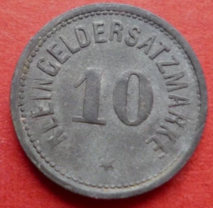 10 Kleingeldersatzmarke 1919 Stadt Darmstadt - Bild 1 von 2