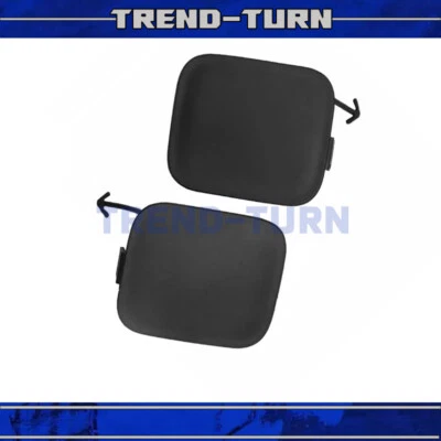 Par de cubiertas de tapa de ojo de gancho de remolque para parachoques delantero izquierdo+derecho para Toyota Prius V 2012-2014 Foto 1 de 4