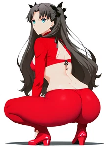 Rin Tohsaka Fate Weatherproof Anime Sticker 6" Car Decal - Picture 1 of 1