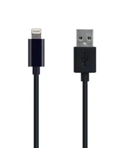 MFi Licensed Apple Lightning USB Cable - Black 1 metre - Picture 1 of 2