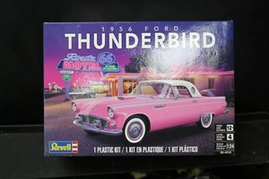 Revell 85-4518 1:25 1956 Ford pink Thunderbird Car Plastic Model Kit - Picture 1 of 5