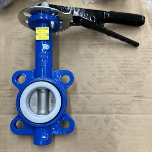 2” Butterfly Valve Wafer Stainless Disc PTFE seat - Picture 1 of 5