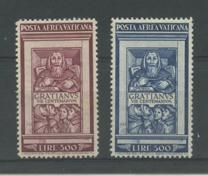 VATICANO 1951 GRAZIANO 2V. 2 ** LUSSO - Picture 1 of 1