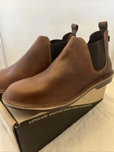 Bota Chelsea VELDSKOEN The Woodstock Cuero Marrón Suela Marrón Pull on Para Hombre 12 - Imagen 1 de 4