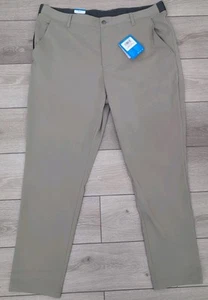 Columbia Pants Mens 40x32 Khaki Tech Trail II Pant Omni Shade Active Fit Outdoor - Picture 1 of 7