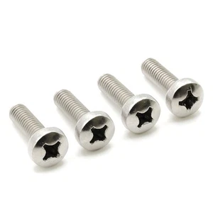 Stainless Screws for Toyota Avalon License Plates (Set of 4, Silver, Rear) - Picture 1 of 10
