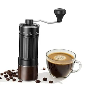 Mini Manual Coffee Grinder with 40 Adjustable Settings, Portable Ceramic Burr - Picture 1 of 6