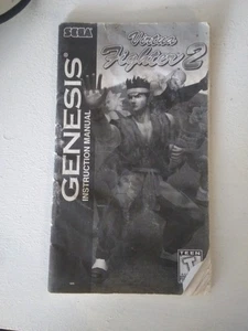Virtua Fighter 2 für Sega Genesis NUR ORIGINAL HANDBUCH ohne Sendungsverfolgung - Bild 1 von 3