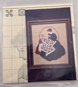 Cross Stitch Pattern "The Quilt-maker" by Lavender and Lace M. Leavitt-Imblum - Picture 1 of 2