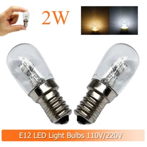 2w Led Bulb E12 110v Lights For Refrigerators Corn 220v White Light Warm Light - Picture 1 of 10