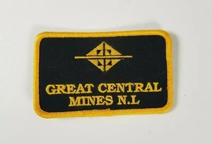 Insignia de tela vintage australiana para minería de oro Great Central Mines n.l de parche difunto - Imagen 1 de 2